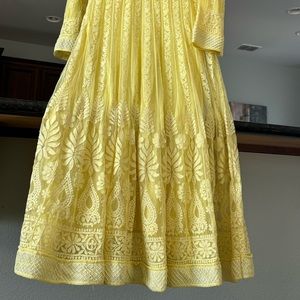 Chikankari anarkali dress all handmade Pakistani dress